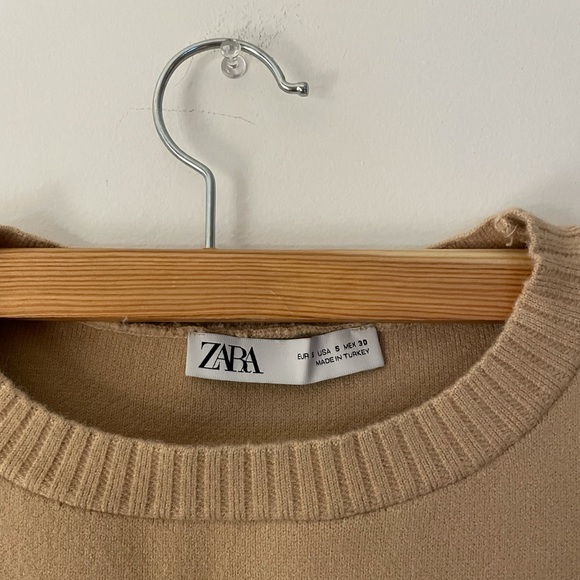 Zara Tops Zara Oversized Sweater Vest Poshmark